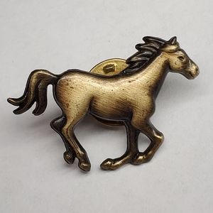 Horse Pin, Bronze Tone